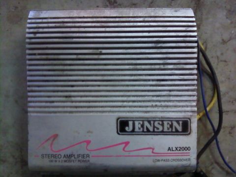 1995 Ford Bronco - A Jensen ALX2000 stereo amplifier is shown with its front panel details visible.