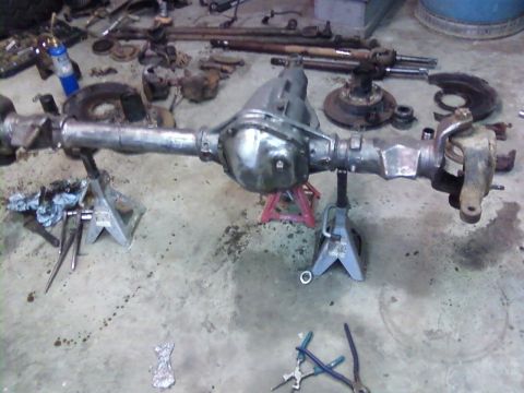 1995 Ford Bronco - shafts pulled on the hp