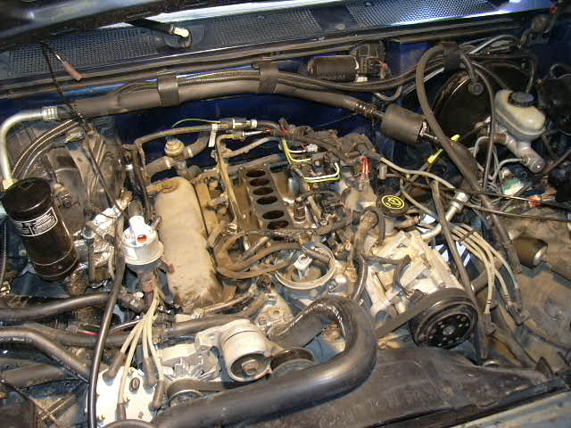 Upper intake manifold off