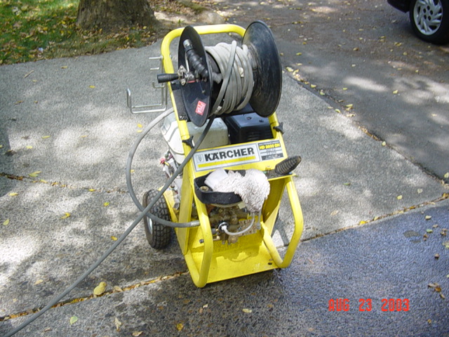 Very angry pressure washer