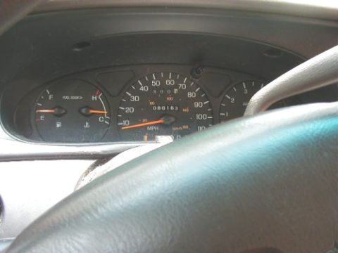 1997 Ford Taurus - The odometer on this 1997 Ford Taurus shows 80,163 miles.