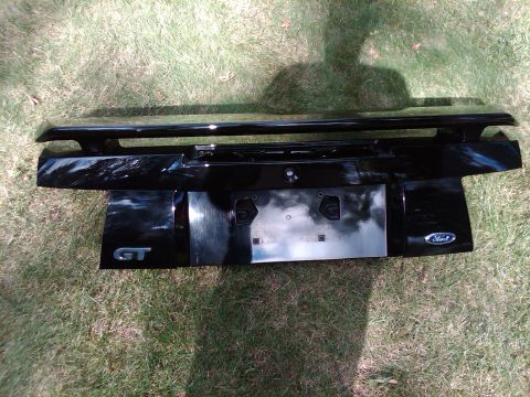 2002 Ford Mustang - This is a trunk lid from a 2002 Ford Mustang GT, a spoiler and GT badging.
