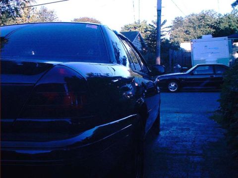 2000 Ford Crown Victoria - Black is faster