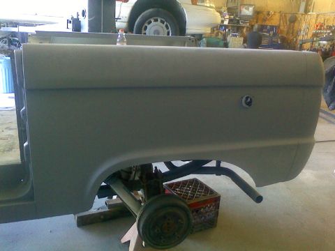 1966 Ford Bronco - The rear fenders were in fairly good shape. A couple areas where road salt had eaten through them, but nothing too serious for a daily driv…