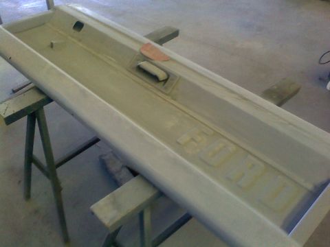 1966 Ford Bronco - The tailgate (I later learned) is an original '66 in great condition with no rust what-so-ever.