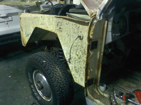 1966 Ford Bronco - A couple minor spots of cancer, but nothing serious