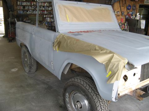 1966 Ford Bronco - My first view of the bronco with all the body lines actually matching up.