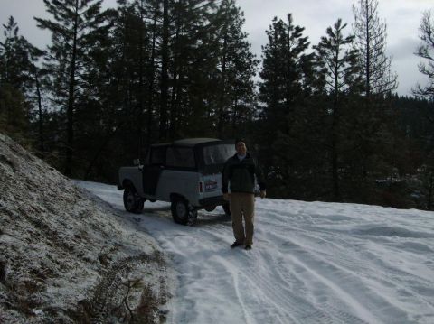 1966 Ford Bronco - Airing down my skinny tires so I can keep up with the big boys.