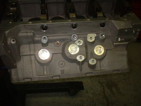 1965 Shelby Cobra - Close-up of an engine block, not identifiable as a 1965 Shelby Cobra.