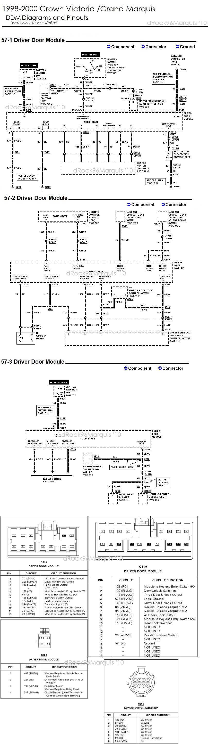 98-00 CV/GMQ DDM wiring