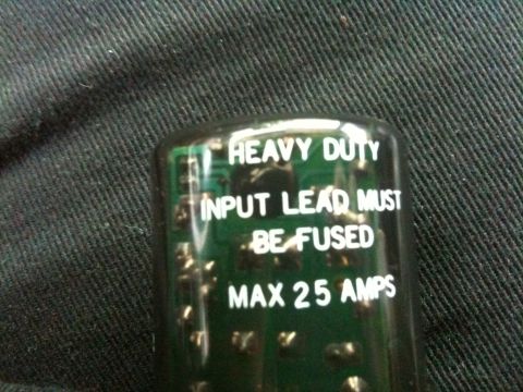 1995 Ford Bronco - This part is labeled 'HEAVY DUTY' and specifies a maximum of 25 amps.