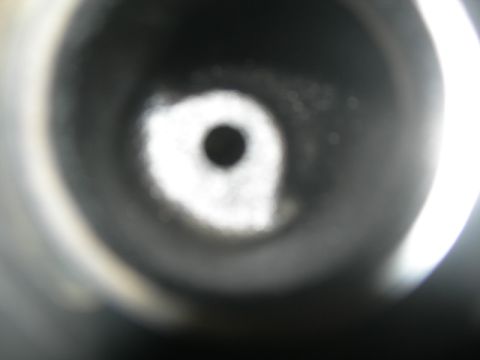 1984 Ford Bronco - Close-up view of a cylinder bore, possibly from an engine rebuild project.