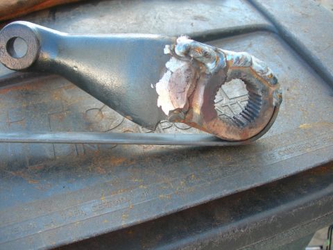 1984 Ford Bronco - This is a welded steering knuckle part, not a 1984 Ford Bronco.
