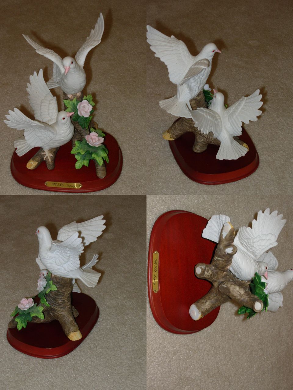 Doves 8.5" tall