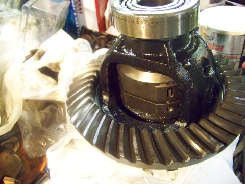1989 Ford Bronco - Close-up view of a differential gear assembly, showing the intricate teeth and bearing.