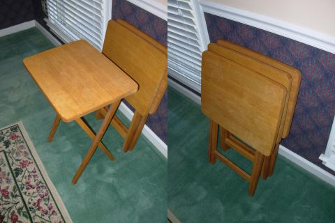 2004 Land Rover Land Rover - SOLD 3 collapsible wooden TV stands