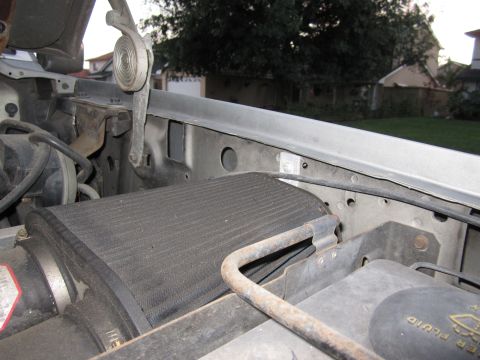 1990 Ford Bronco - K&N air filter installed in the engine bay of a 1990 Ford Bronco.