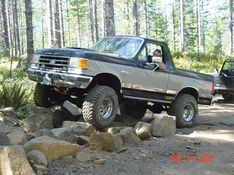 1989 Ford Bronco - Yup big rocks