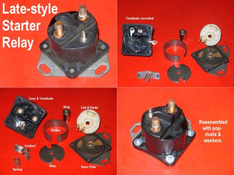 1983 Ford Bronco - Starter Relay (E9TZ-11450-B) with parallel posts IF THE IMAGE IS TOO SMALL, click it. This design is superior to the older side-post style…
