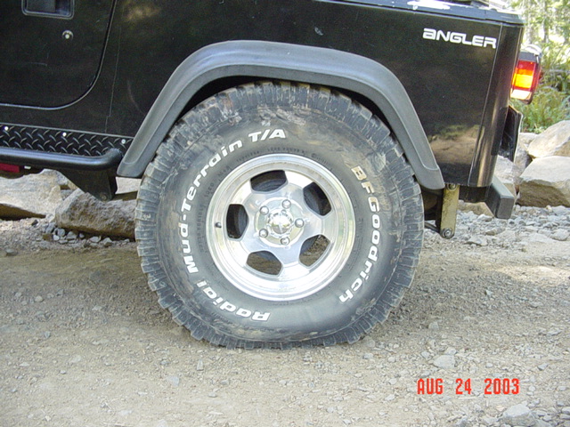 Tire is stuffed pretty good!!