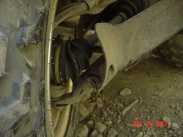 Broke the suspension arm