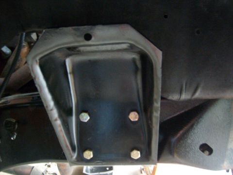1986 Ford Bronco - This photo shows a vehicle frame bracket, not a 1986 Ford Bronco.