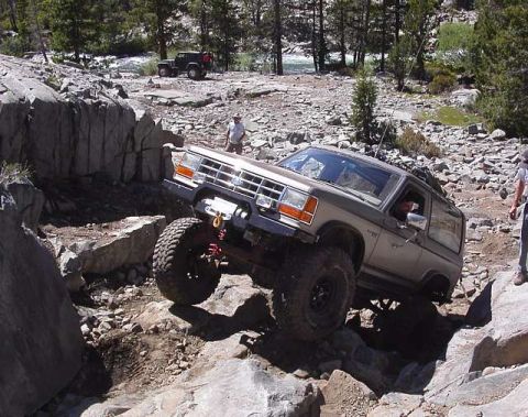 1990 Ford Bronco II - A little messin' around near the Fordyce Trail Committee crossing (water flow was too high to cross this day)