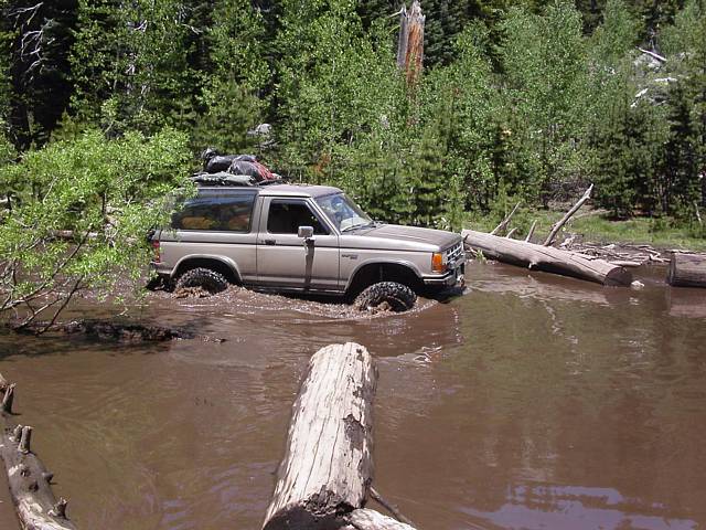 Lots of flooding on the way out toward Tahoe