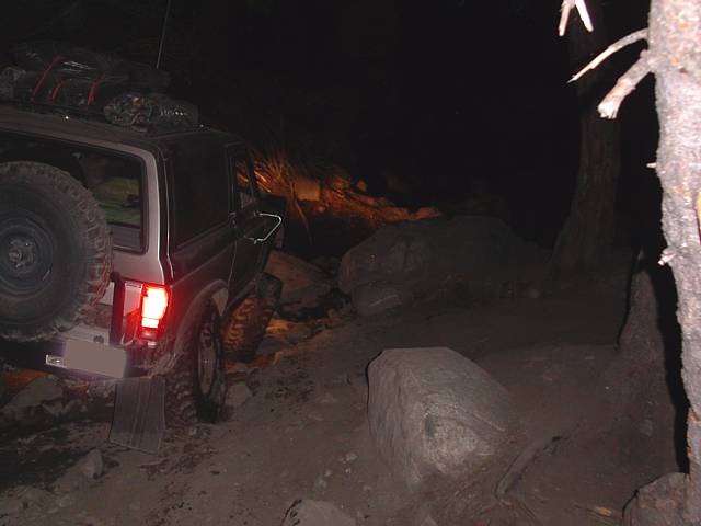 Starting up Cadillac Hill at night (this was actually kindof fun lol)