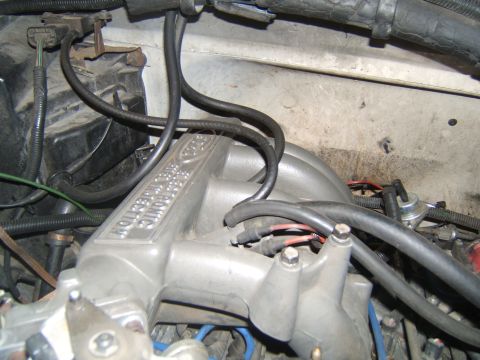 1988 Ford Bronco - The intake manifold has 'Ford' and 'Electronic Fuel Injection' text visible.