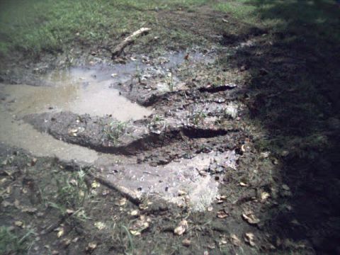 1989 Ford Bronco - look at those ruts