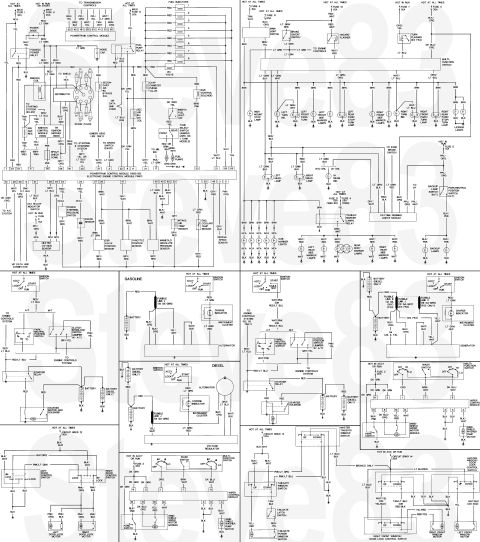 1983 Ford Bronco - '92-95 F-series & Bronco Wiring (all '85-96 EFI trucks similar) IF THE IMAGE IS TOO SMALL, click it. See also: http://www.revbase.com/BBBMo…