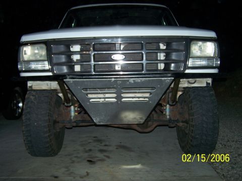 1995 Ford Bronco - This Bronco has a custom bumper and appears to be from the early to mid-1990s.