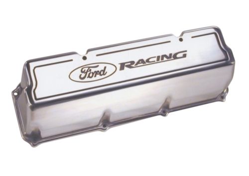 tall 'Ford Racing' logo 
cast alloy, also low version