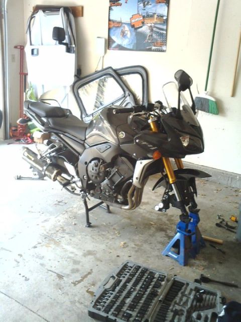 2008 Yamaha FZR1000 “Fuzzy One - TOTALLED”