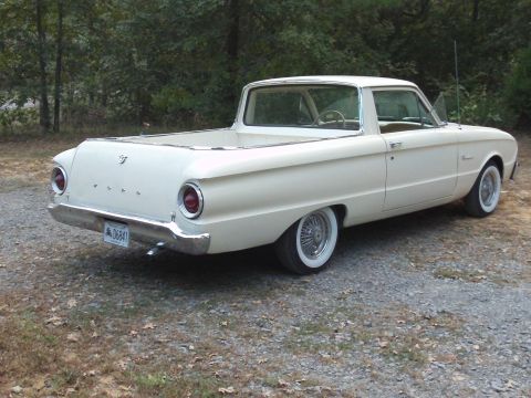 1963 Ford Ranchero - Rear 3/4 view of a 1963 Ford Ranchero pickup truck.