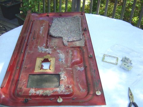 1986 Ford Bronco - All of the metal tabe for the cloth covered section bent strait.