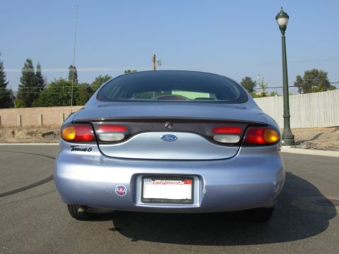 1997 Ford Taurus - Rear view of a 1997 Ford Taurus sedan.