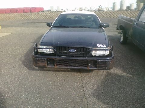 2003 Ford Crown Victoria - front training bumper.