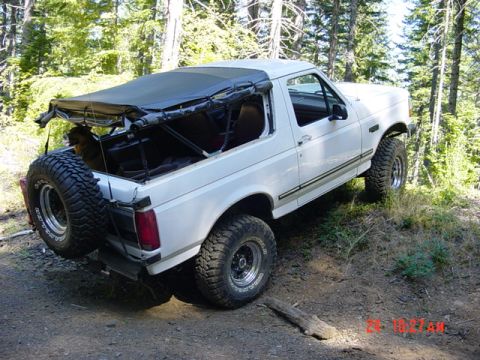1989 Ford Bronco - Marks parking spot