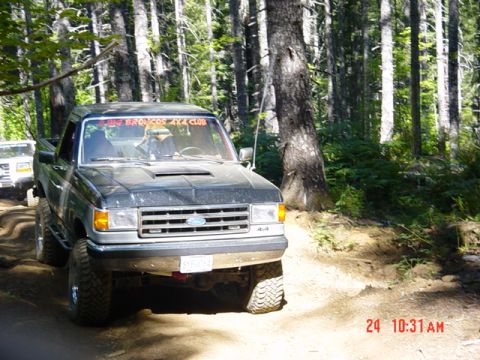 1989 Ford Bronco - Heading back up
