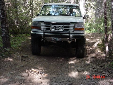 1989 Ford Bronco - Mark in the woods