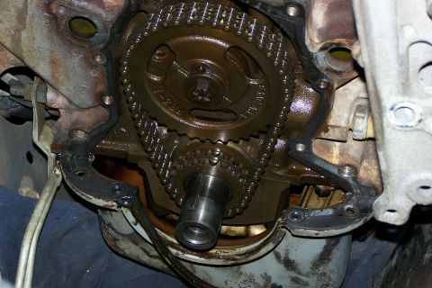 1996 Ford Bronco - My timing chain still checks OK and the pan/block is very clean. No sludge that I could see anywhere. I could see bare metal in the pan bot…
