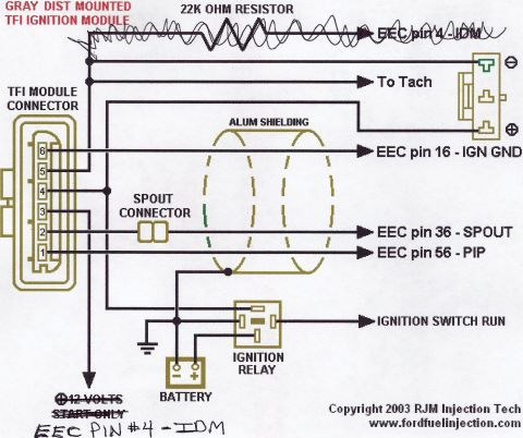 1990 Ford Bronco - TFI ICM Upgrade - Push Start to CCD