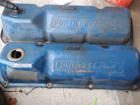 1972 Ford Ranchero - production 'Power By Ford' covers early examples have drippers