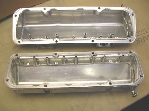 oil pressure is plumbed internally and 
sprayed onto the valve springs for cooling