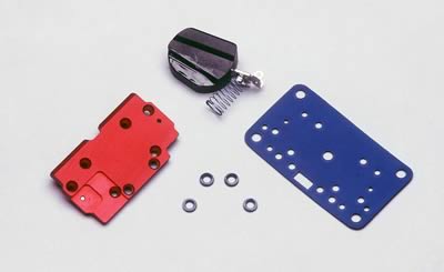 1972 Ford Ranchero - QuickFuel secondary metering plate has provision for standard Holley jets, allowing tuning of the secondary fuel mixtures. float is notched…