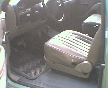 1994 Ford Bronco - Interior shot of front.
