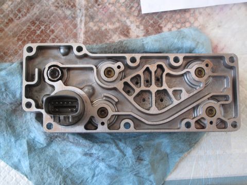 1995 Ford Bronco - Transmission valve body removed for upgrade or repair.