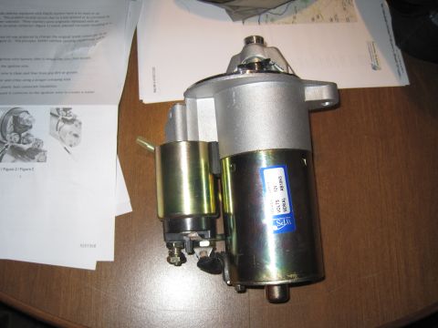 1979 Ford Bronco - A starter motor is shown with accompanying documentation and diagrams.